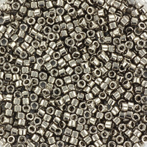 DB 21 miyuki delica 11/0 plated nickel 5 gram