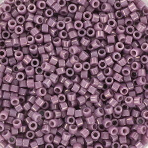 265 miyuki delica 11/0 opaque luster mauve 5 gram