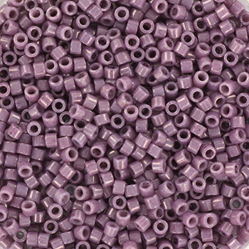 265 miyuki delica 11/0 opaque luster mauve 5 gram