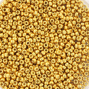 4202 miyuki rocailles 15/0 duracoat galvanized gold 5 gram