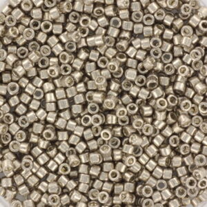 436 miyuki delica 11/0 galvanized pewter 5 gram