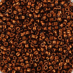 461 miyuki delica 11/0 galvanized tarnished copper 5 gram