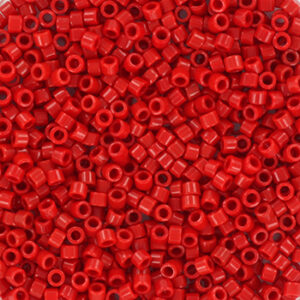 723 miyuki delica 11/0 opaque red 5 gram