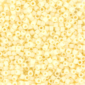 732 miyuki delica 11/0 opaque dark cream 5 gram