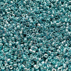 416 miyuki delica 11/0 Galvanized Medium Blue 5 gram