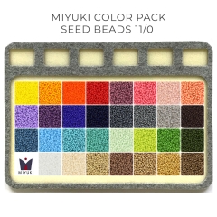 miyuki collorpack met 31 kleuren rocailles 11/0